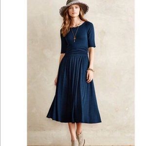 Anthropologie Ribbed Knit Midi Dress